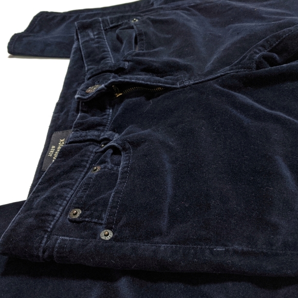 J. Crew Toothpick Velvet Jeans Navy - Picture 5 of 9